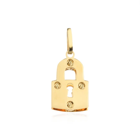 Златен медальон Padlock Златен медальон Padlock