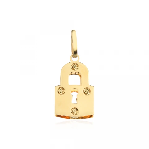 Златен медальон Padlock
