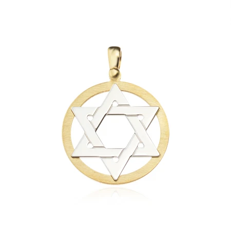 Златен медальон Star of David Златен медальон Star of David
