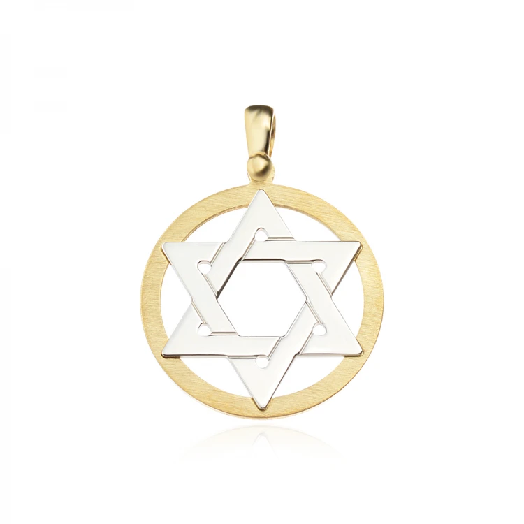Златен медальон Star of David Златен медальон Star of David