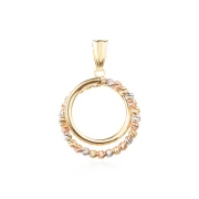 Златен медальон Shine