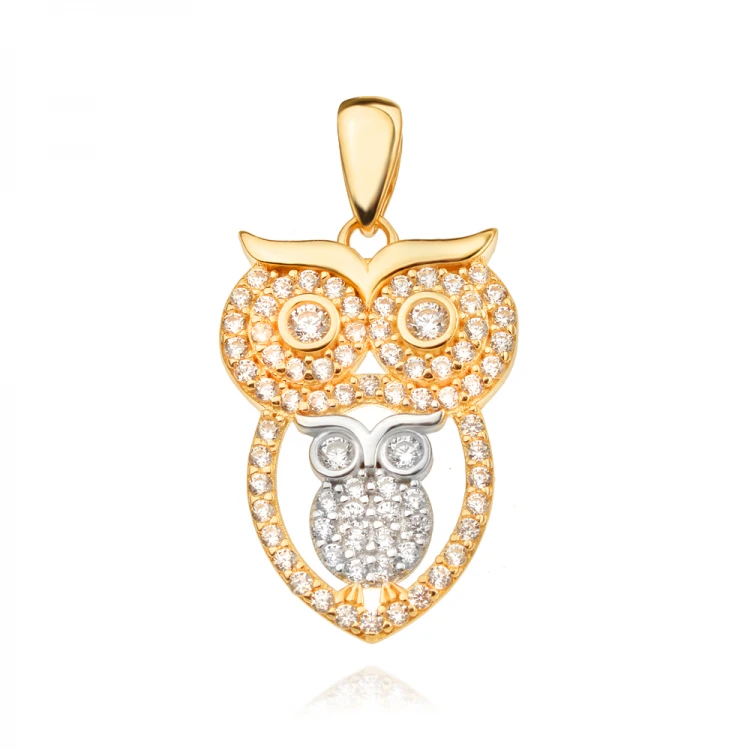 Златен медальон Owl Златен медальон Owl