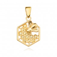 Златен медальон Honey Bee