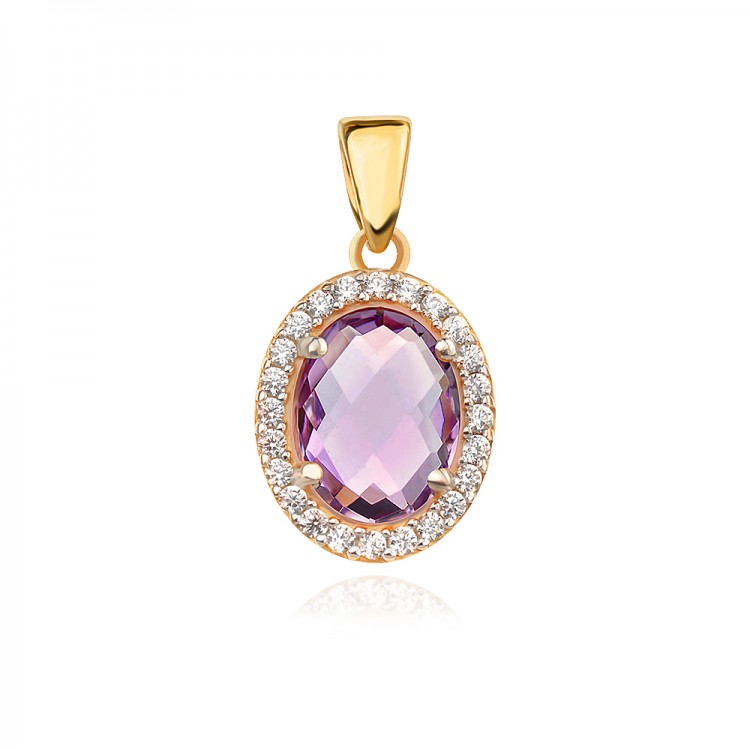 Златен медальон Amethyst - Медальони