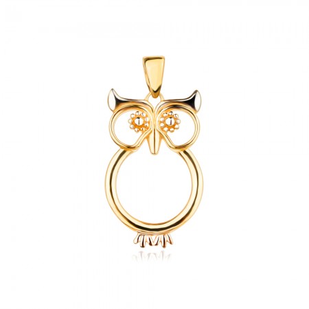 Златен медальон Owl