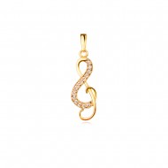 Златен медальон Note