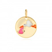 Златен медальон New Baby