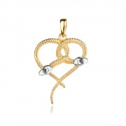 Златен медальон Gemini Serpent Amulet