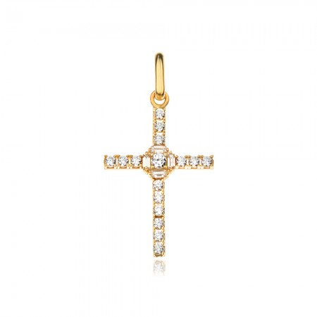 Златен медальон кръст Aria Златен медальон кръст Aria