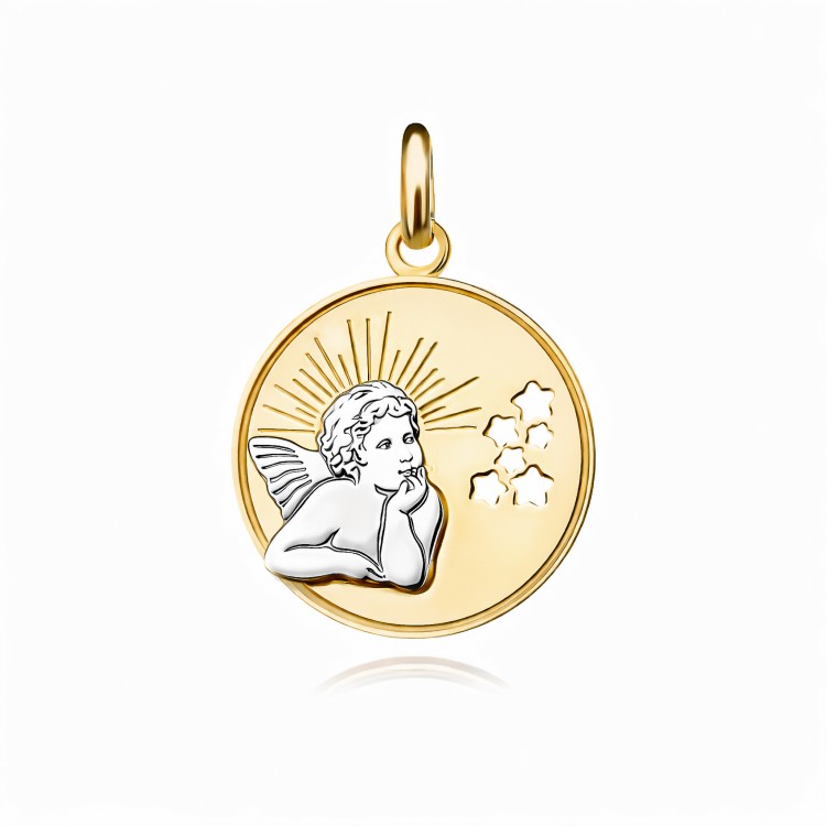 Златен медальон Santo