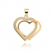 Златен медальон Shiny Hearts