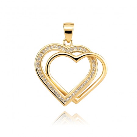 Златен медальон Shiny Hearts