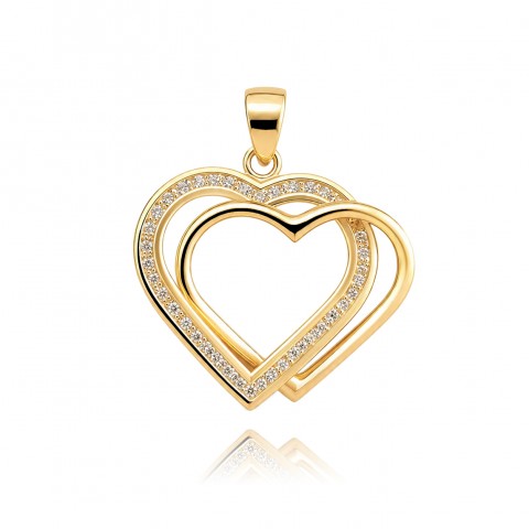 Златен медальон Shiny Hearts Златен медальон Shiny Hearts