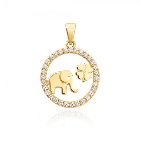Златен медальон Lucky Elephant Златен медальон Lucky Elephant