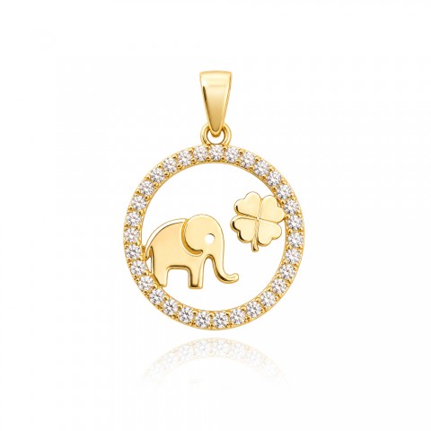 Златен медальон Lucky Elephant Златен медальон Lucky Elephant