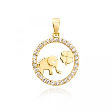 Златен медальон Lucky Elephant Златен медальон Lucky Elephant