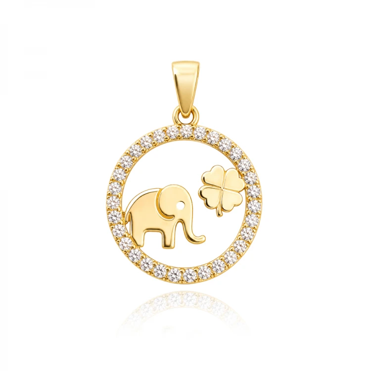 Златен медальон Lucky Elephant Златен медальон Lucky Elephant