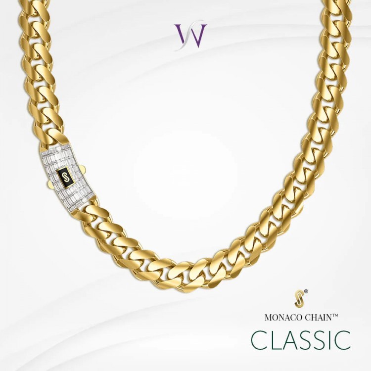 CHOKER CLASSIC BAGUETTE - MONACO CHAIN
