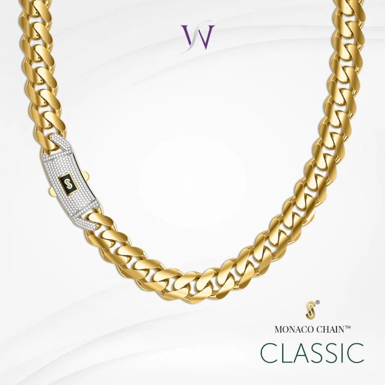 CHOKER CLASSIC PAVE - MONACO CHAIN
