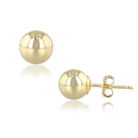 Сребърни обеци Ball