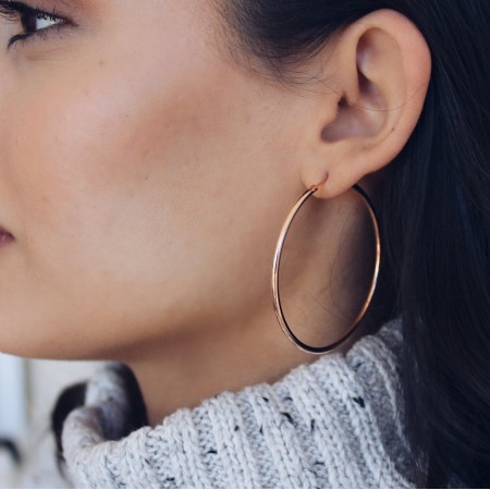 Сребърни обеци Халки Сребърни обеци Халки