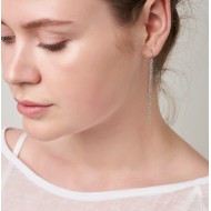 Сребърни обеци Dia topic silver color Сребърни обеци Dia topic silver color