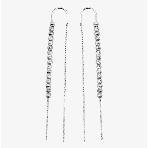 Сребърни обеци Dia topic silver color Сребърни обеци Dia topic silver color