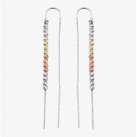 Сребърни обеци Dia topic color Сребърни обеци Dia topic color