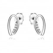 Сребърни обеци Fancy