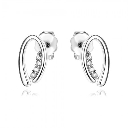 Сребърни обеци Fancy