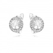 Сребърни обеци Дървото на живота