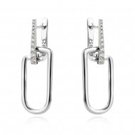 Сребърни обеци Kiara