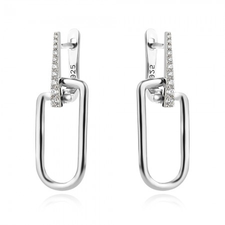 Сребърни обеци Kiara