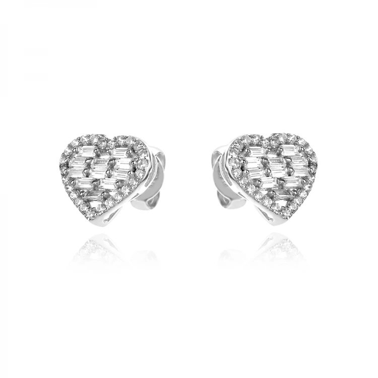 Сребърни обеци Luxury Heart Сребърни обеци Luxury Heart