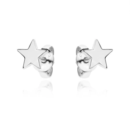 Сребърни обеци mini Star