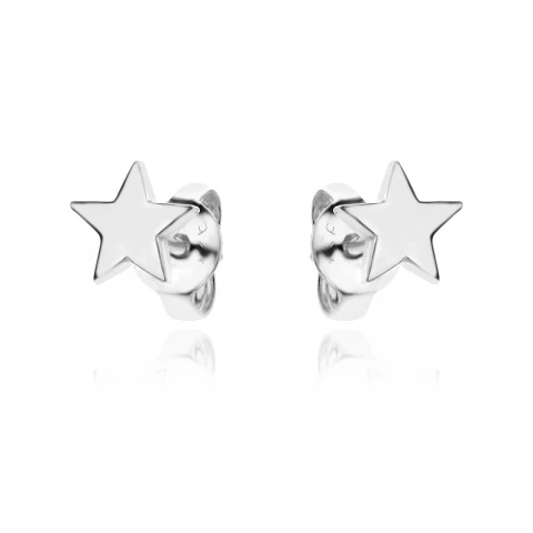 Сребърни обеци mini Star