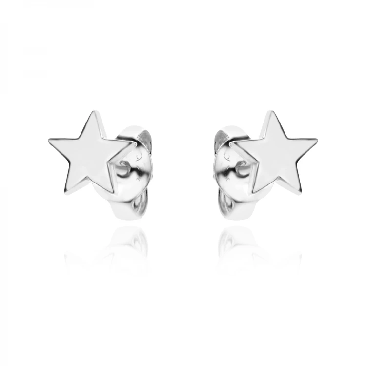 Сребърни обеци mini Star Сребърни обеци mini Star