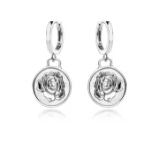 Сребърни обеци Rose