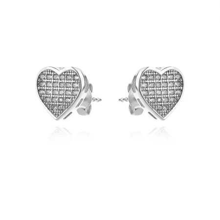 Сребърни обеци Set Heart