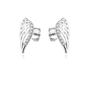 Сребърни обеци Angel wings