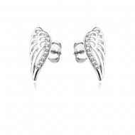 Сребърни обеци Angel wings