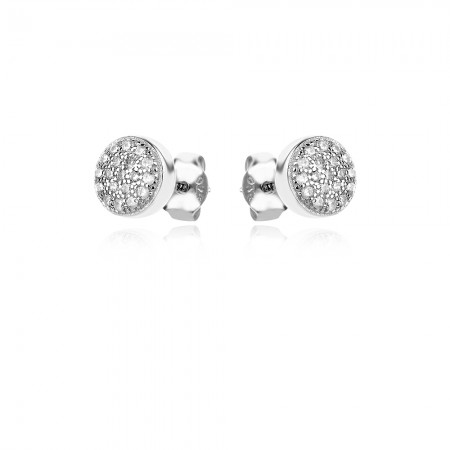 Сребърни обеци Micro Set