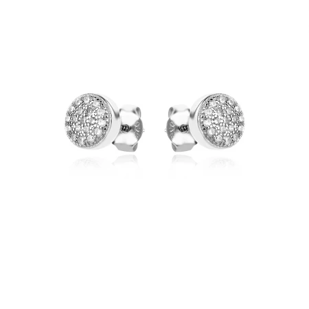 Сребърни обеци Micro Set