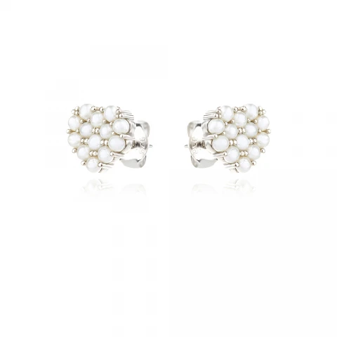Сребърни обеци Heart Pearl Сребърни обеци Heart Pearl