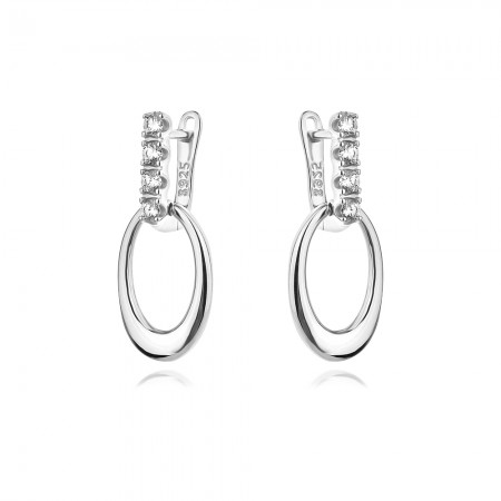 Сребърни обеци Kalia