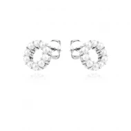 Сребърни обеци Circle Pearl Сребърни обеци Circle Pearl