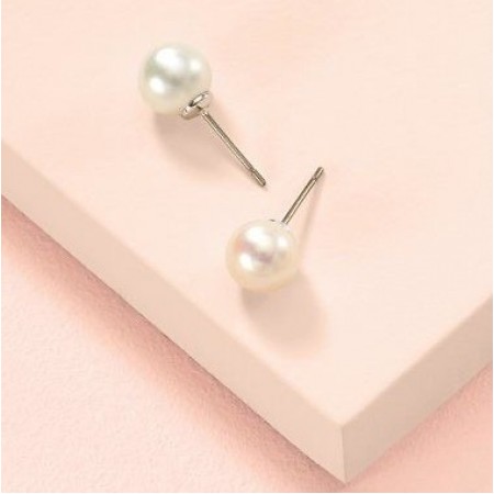 Сребърни обеци Pearl