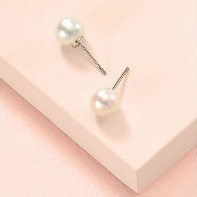 Сребърни обеци Pearl