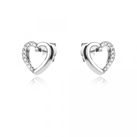 Сребърни обеци Wide Heart Сребърни обеци Wide Heart