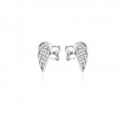Сребърни обеци Wing